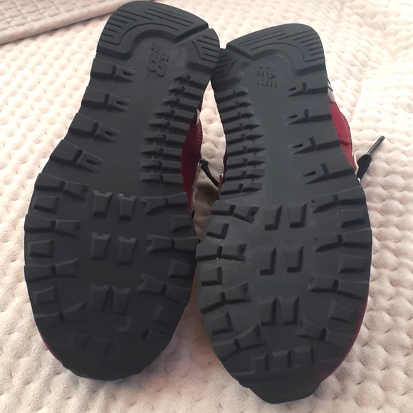 New Balance 574 | Kids 13.5 | Burgundy Black White - Picture 4 of 7